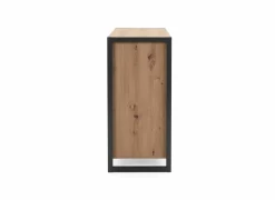 Commode Denver 80x88x40cm - decor - artisanale eik & anthraciet