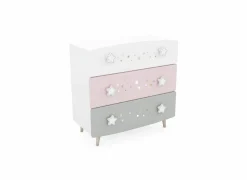 Commode Etoiles 87x41x87cm - decor - multicolor