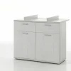 Commode incl luiertafel Helga 110x66x96cm - decor - moonlight eik