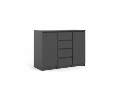 Commode Naia 121x50x91cm - decor - mat zwart