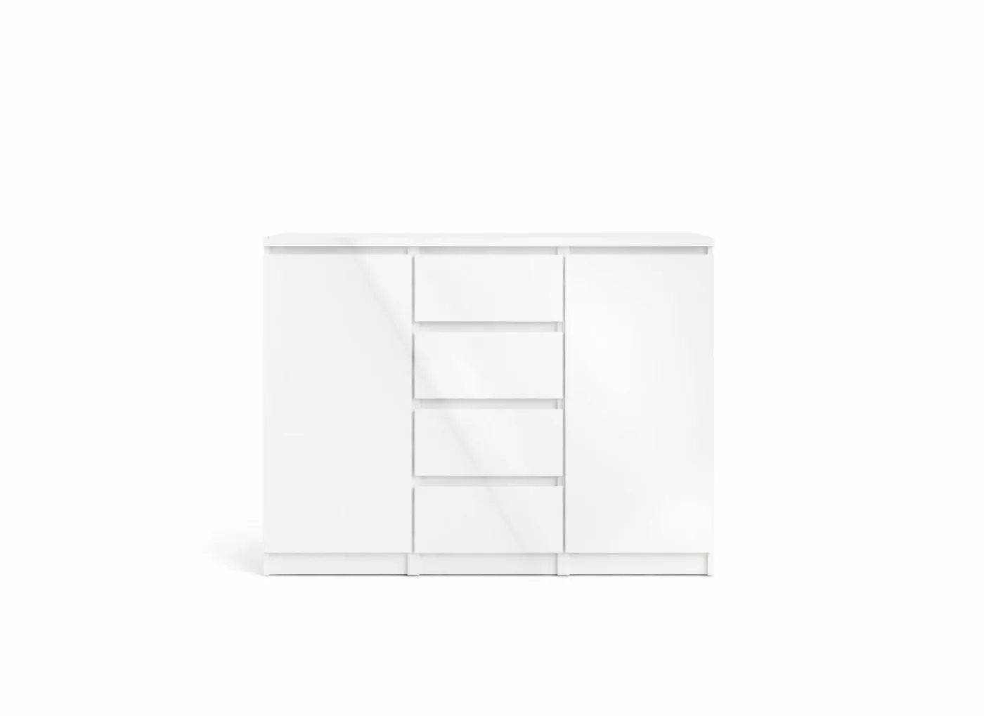 Commode Naia 121x50x91cm - decor - wit hoogglans