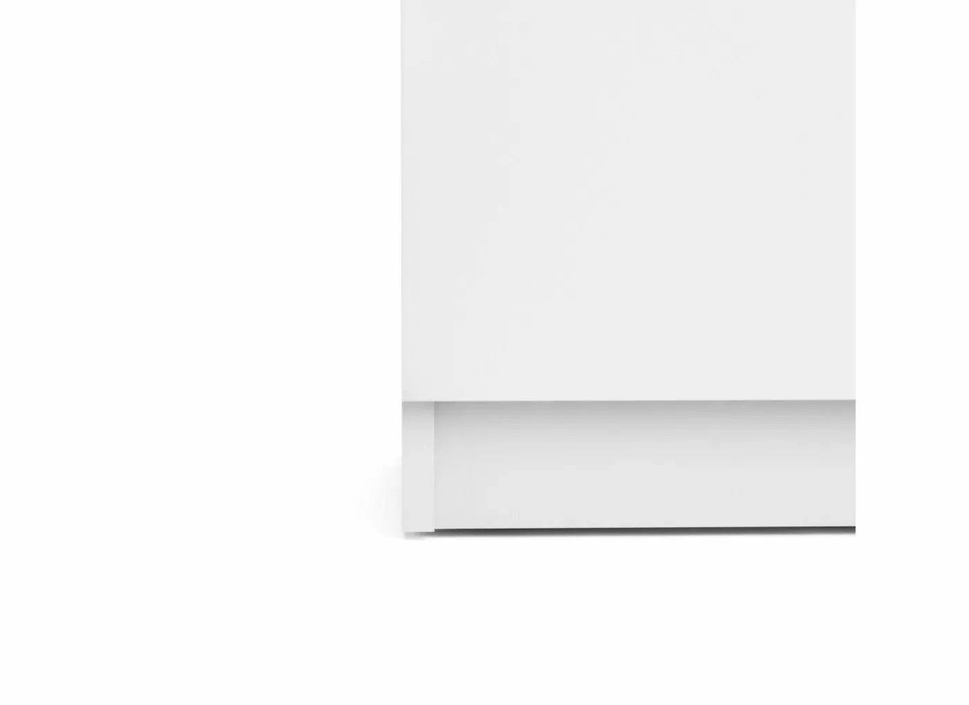 Commode Naia 80x40x101cm - melamine - wit hoogglans