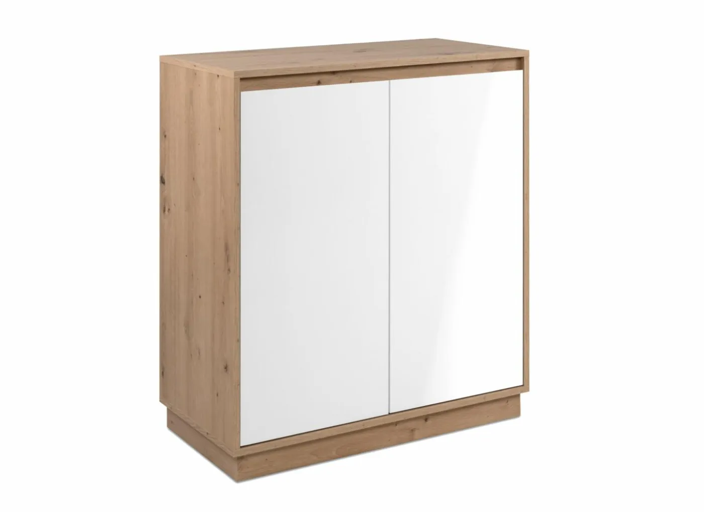 Commode Phoenix 79cm - decor - artisanale eik & wit