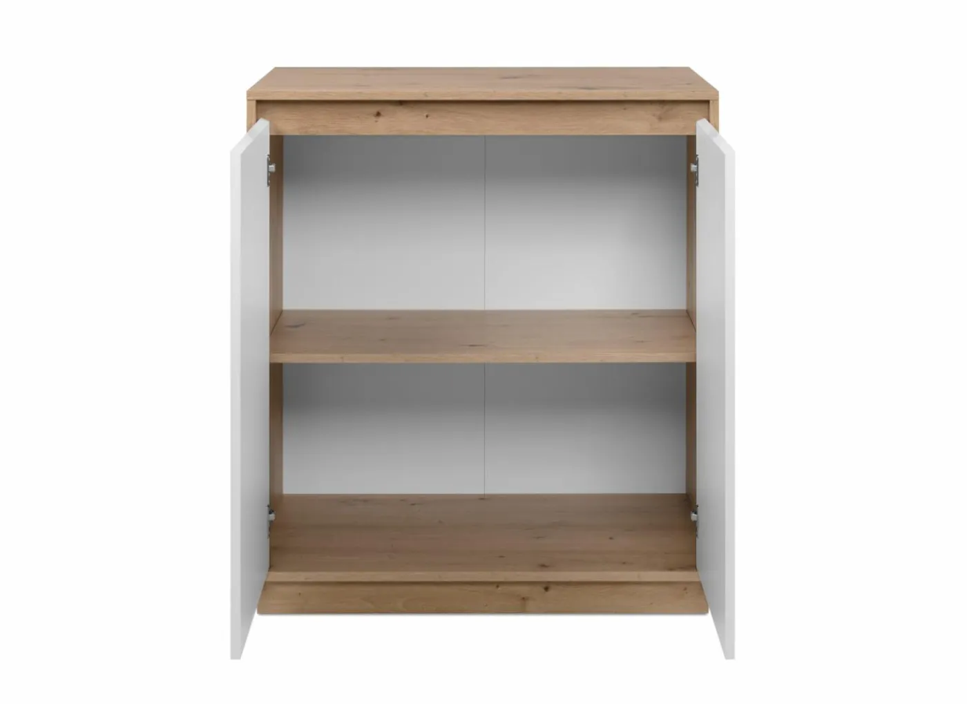 Commode Phoenix 79cm - decor - artisanale eik & wit