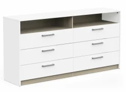 Commode Watson 163x41x103cm - decor - kronberg eik & wit