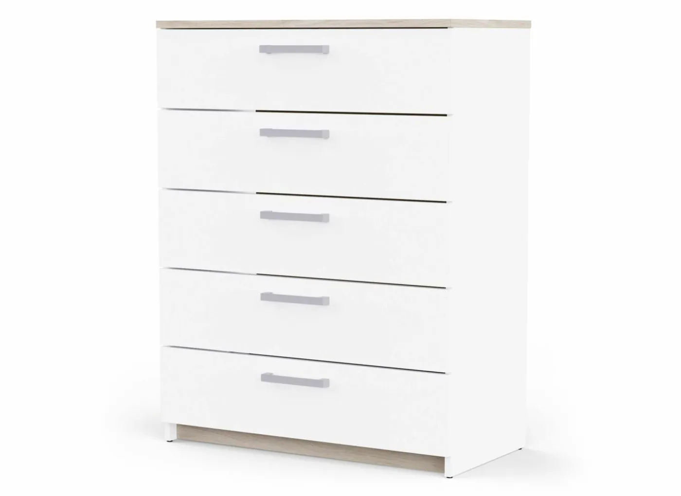 Commode Watson 80x41xH103cm - decor - kronberg eik & wit