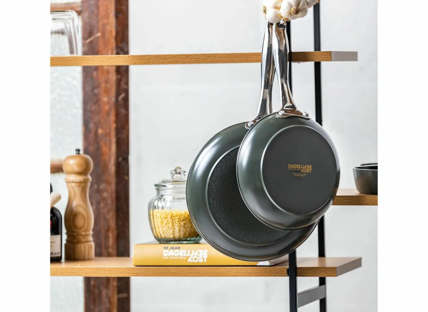 Dagelijkse Kost braadpan Ø28cm - aluminium - olijfgroen