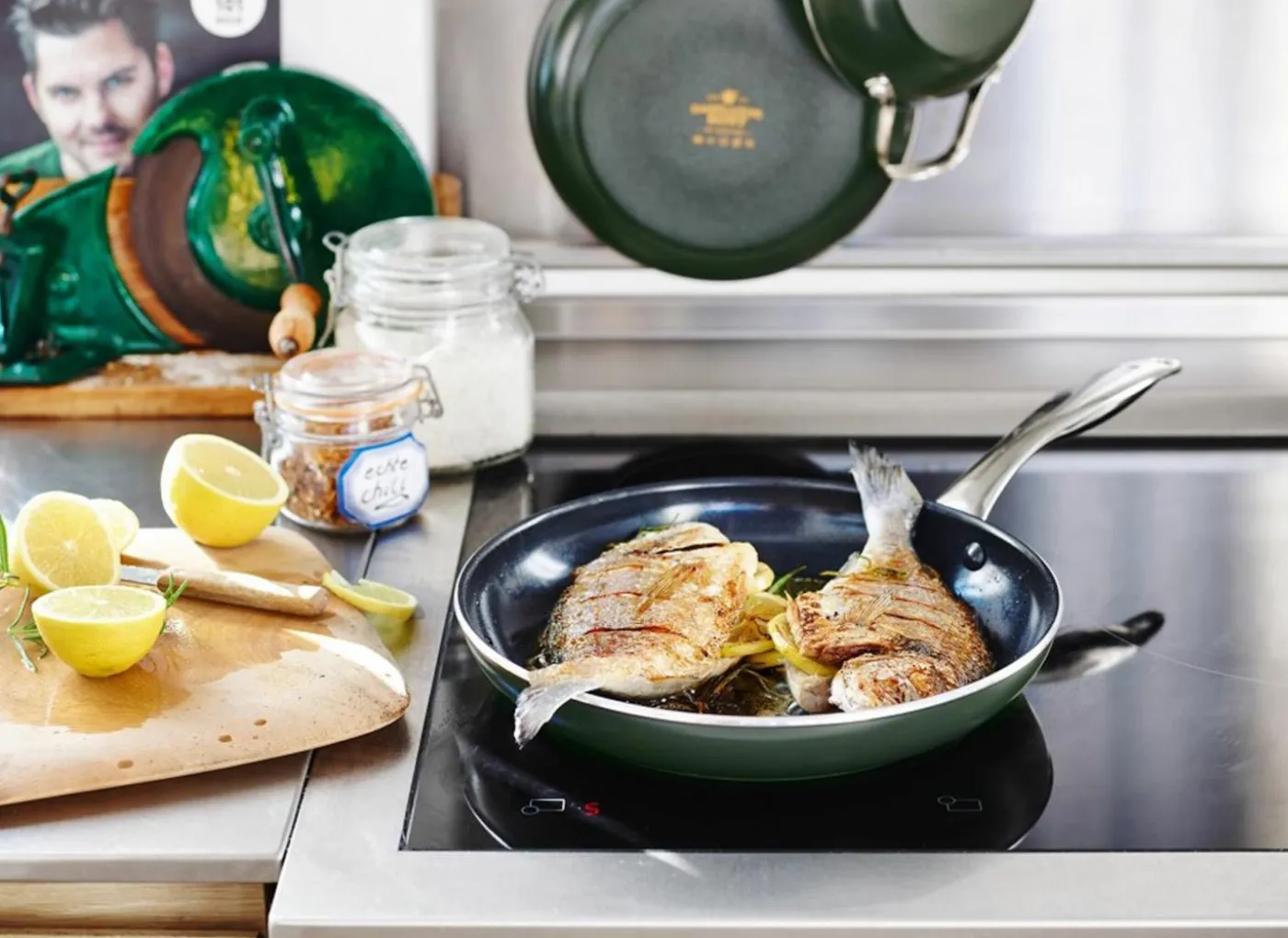 Dagelijkse Kost braadpan Ø24cm - aluminium - olijfgroen