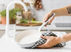 Dagelijkse Kost braadpan Ø20cm - aluminium - beige & grijs