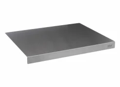 Deegplank 50x40cm - roestvrij staal - grijs