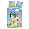 Dekbedovertrek BLUEY 140x200cm - polykatoen - multicolor