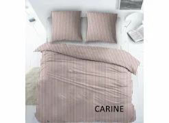 Dekbedovertrek Carine 240x220cm - katoen - roze