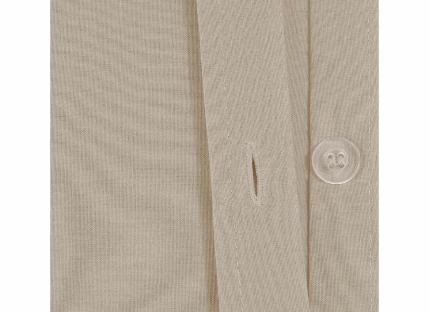 Dekbedovertrek 140x220cm - katoen - beige lin excl. kussenslopen