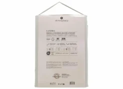 Dekbedovertrek 260x240cm - percale katoen - beige