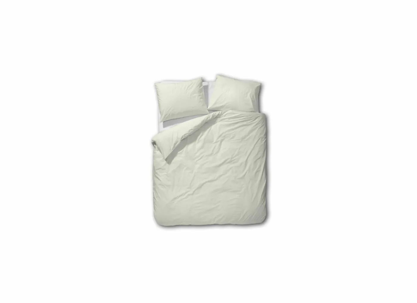 Dekbedovertrek 140x200/220cm - percale katoen - ecru