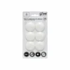 Deurklinkstopper Ø4cm - kunststof - wit set van 6