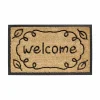 Deurmat Bombay Welcome 45x75cm - kokos - naturel