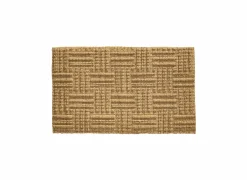 Deurmat Coco reliëf 45x75cm - kokos - naturel