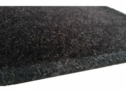 Deurmat Eco-clean 67x90cm - polyamide - zwart