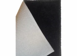 Deurmat Eco-clean 67x90cm - polyamide - zwart