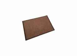 Deurmat Eco-clean 39x58cm - polyamide - bruin