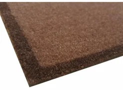 Deurmat Eco-clean 39x58cm - polyamide - bruin