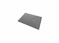 Deurmat Eco-clean 39x58cm - polyamide - lichtgrijs