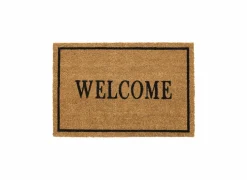 Deurmat E-Coco Welcome 40x60cm - kokos - bruin