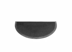 Deurmat Fingertip 45x75cm - rubber - zwart