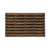 Deurmat Mudbuster 40x60cm - kokos - bruin & zwart