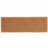 Deurmat 25x75cm - kokosvezel & plastiek - bruin