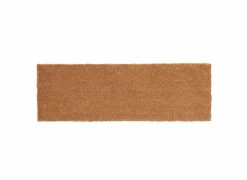 Deurmat 25x75cm - kokosvezel & plastiek - bruin