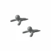 Deurstopper Buddy Grijs, set van 2