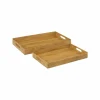 Dienblad Bamboe set van 2