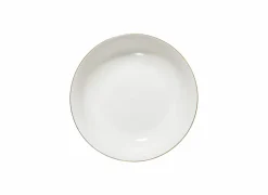 Diep bord Petit Salon Ø20cm - porselein - beige & wit