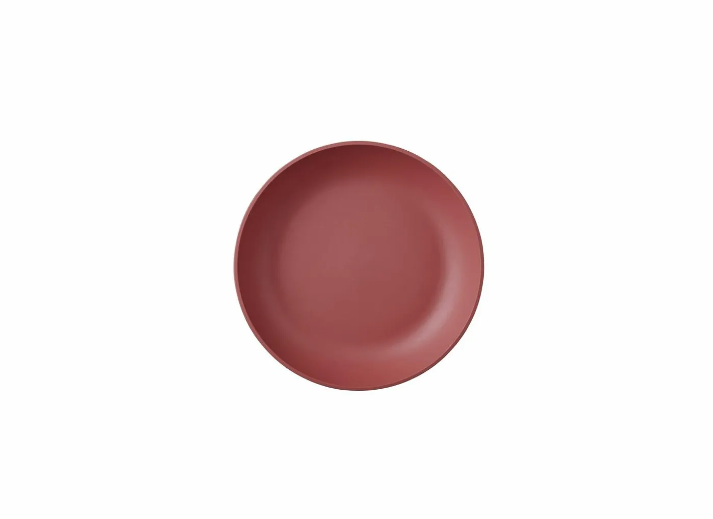 Diep bord Silueta Ø21cm - kunststof - roze