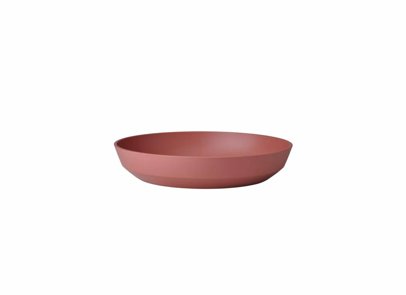 Diep bord Silueta Ø21cm - kunststof - roze