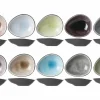 Diep bord Streetfood festival 7,5x6,5cm - keramiek - multicolor