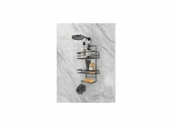 Doucherek Origin Lava Touch 23x12x38cm - metaal - zwart