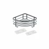 Doucherek Origin 21x38x13cm - metaal - zwart