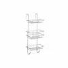Doucherek Revigo 22,5x18,5x57cm - staal - chrome