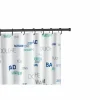 Douchestang 70/115cm zwart