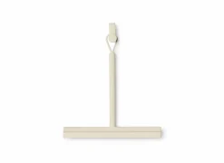 Douchewissers ReNew met deurhaak 24x26cm - silicone - soft beige