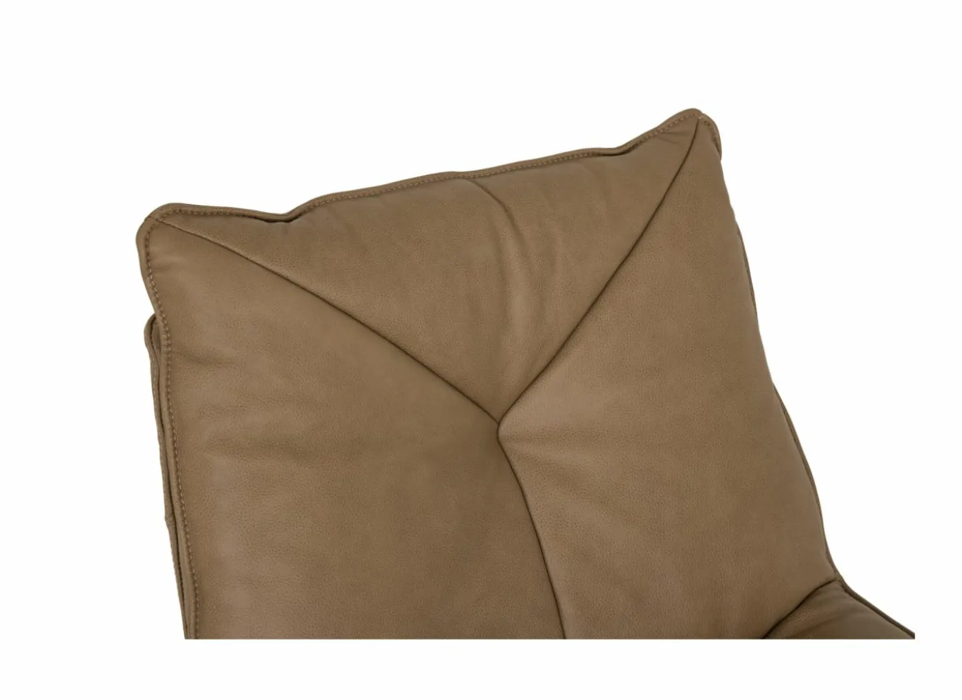 Draaifauteuil A8036 75x90x87cm - leder - cognac
