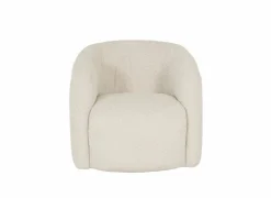 Draaifauteuil Alken 87x87x77cm - bouclé - beige
