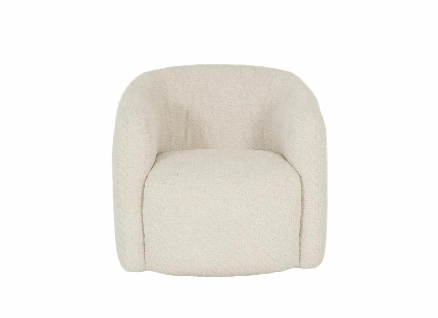 Draaifauteuil Alken 87x87x77cm - bouclé - beige
