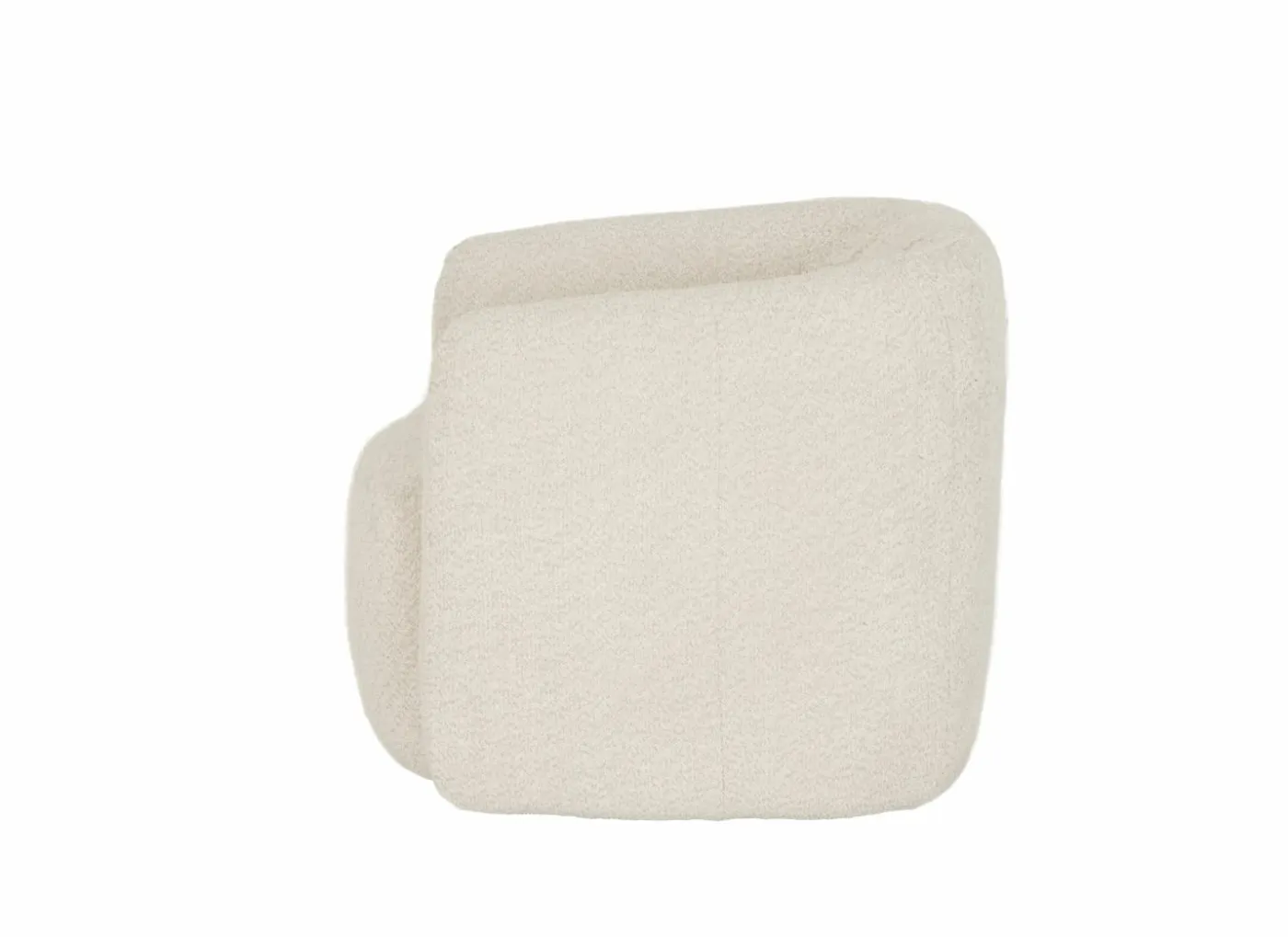 Draaifauteuil Alken 87x87x77cm - bouclé - beige