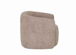 Draaifauteuil Alken 87x87x77cm - stof - roze