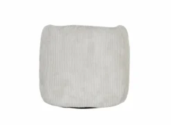 Draaifauteuil Alken 87x87x77cm - ribfluweel - beige