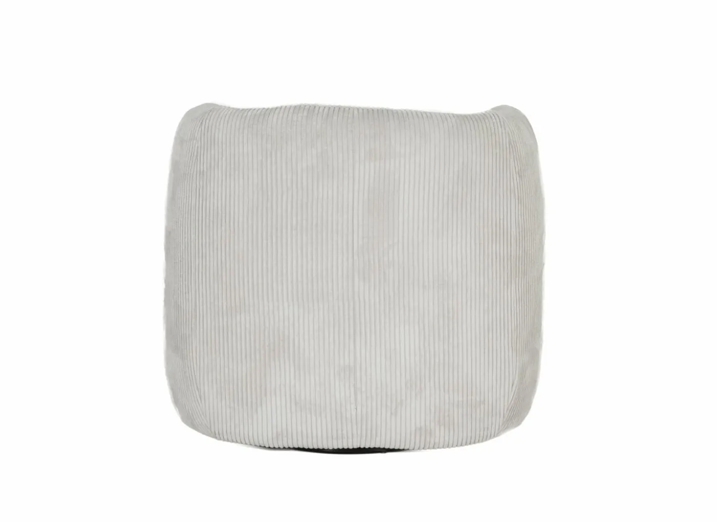 Draaifauteuil Alken 87x87x77cm - ribfluweel - beige